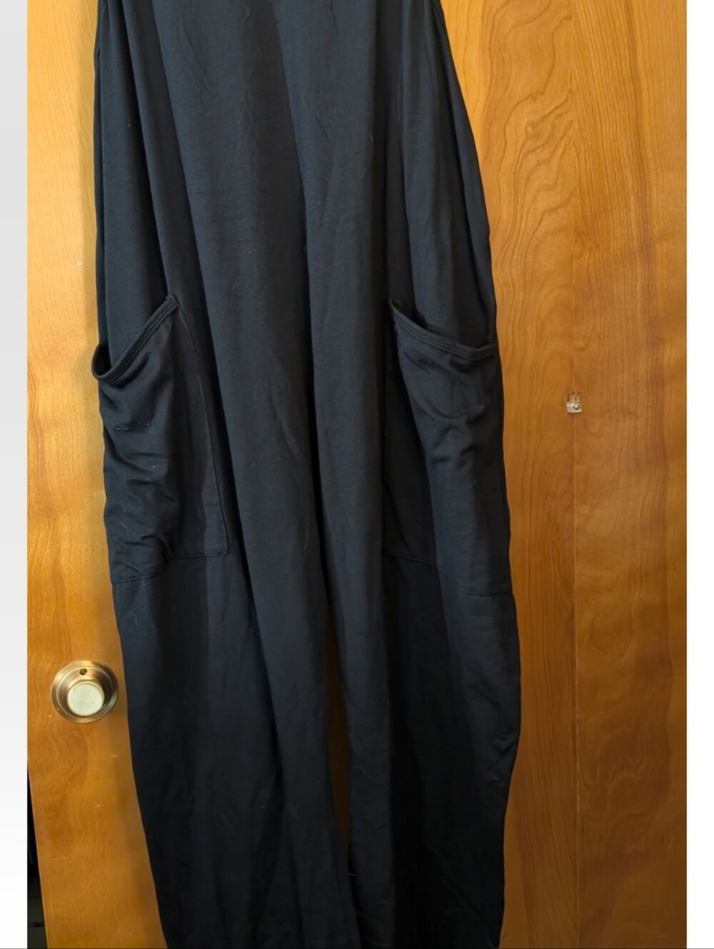Black Wide-Leg Pocket Jumpsuit